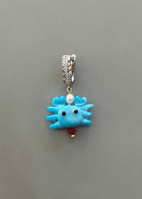 Petit Crabe Blue Earring