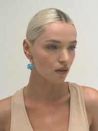 Petit Crabe Blue Earring