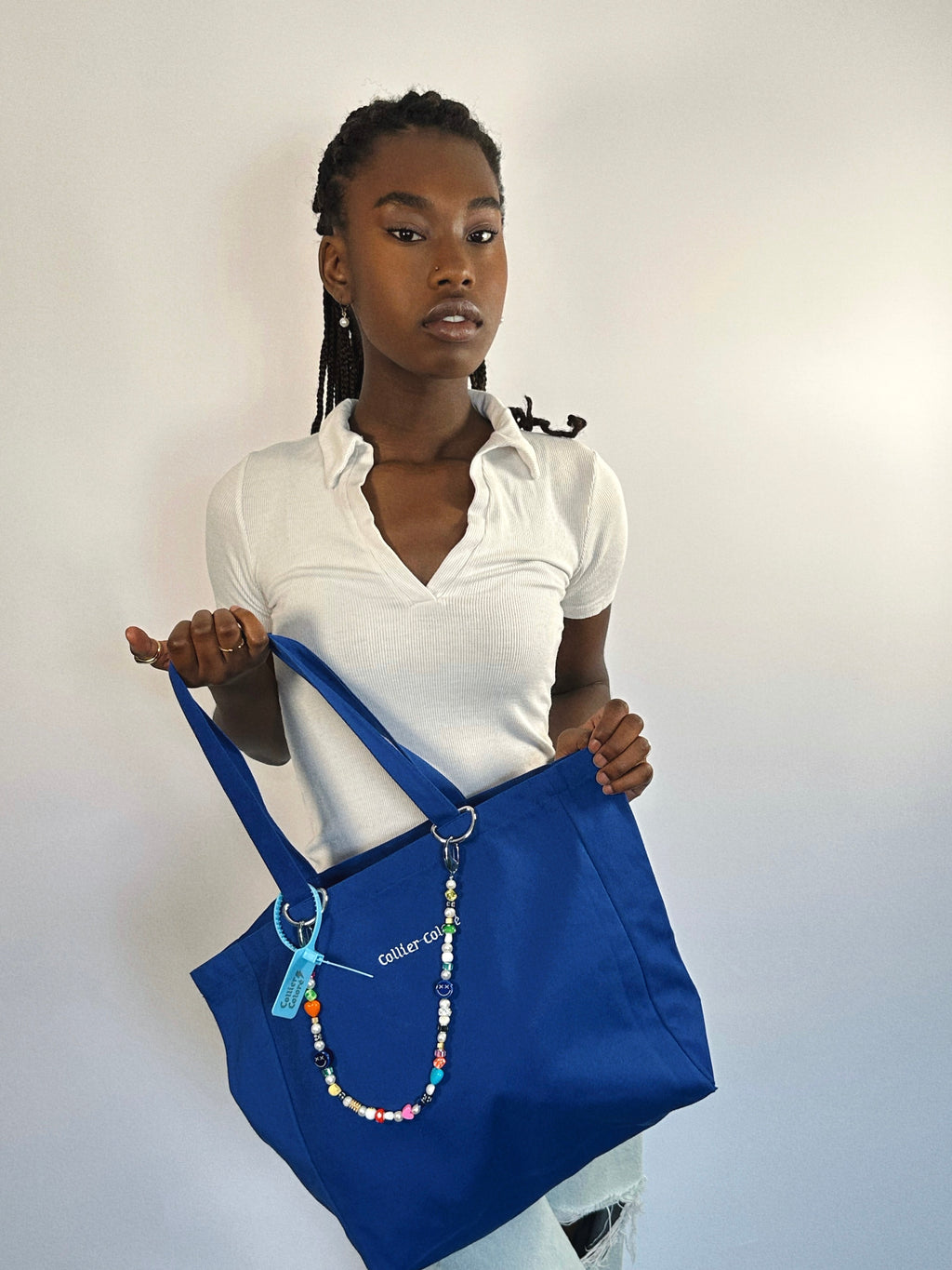 Apparance Tote Bag Blue