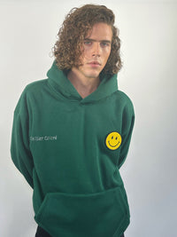 PRE ORDER - Oversized Smiley Hoodie Dark Green