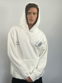 PRE ORDER - Oversized Cowboy Hoodie White