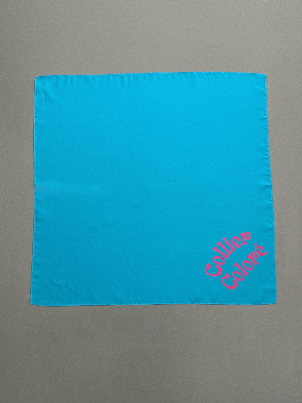 CC Silk Handkerchief Blue