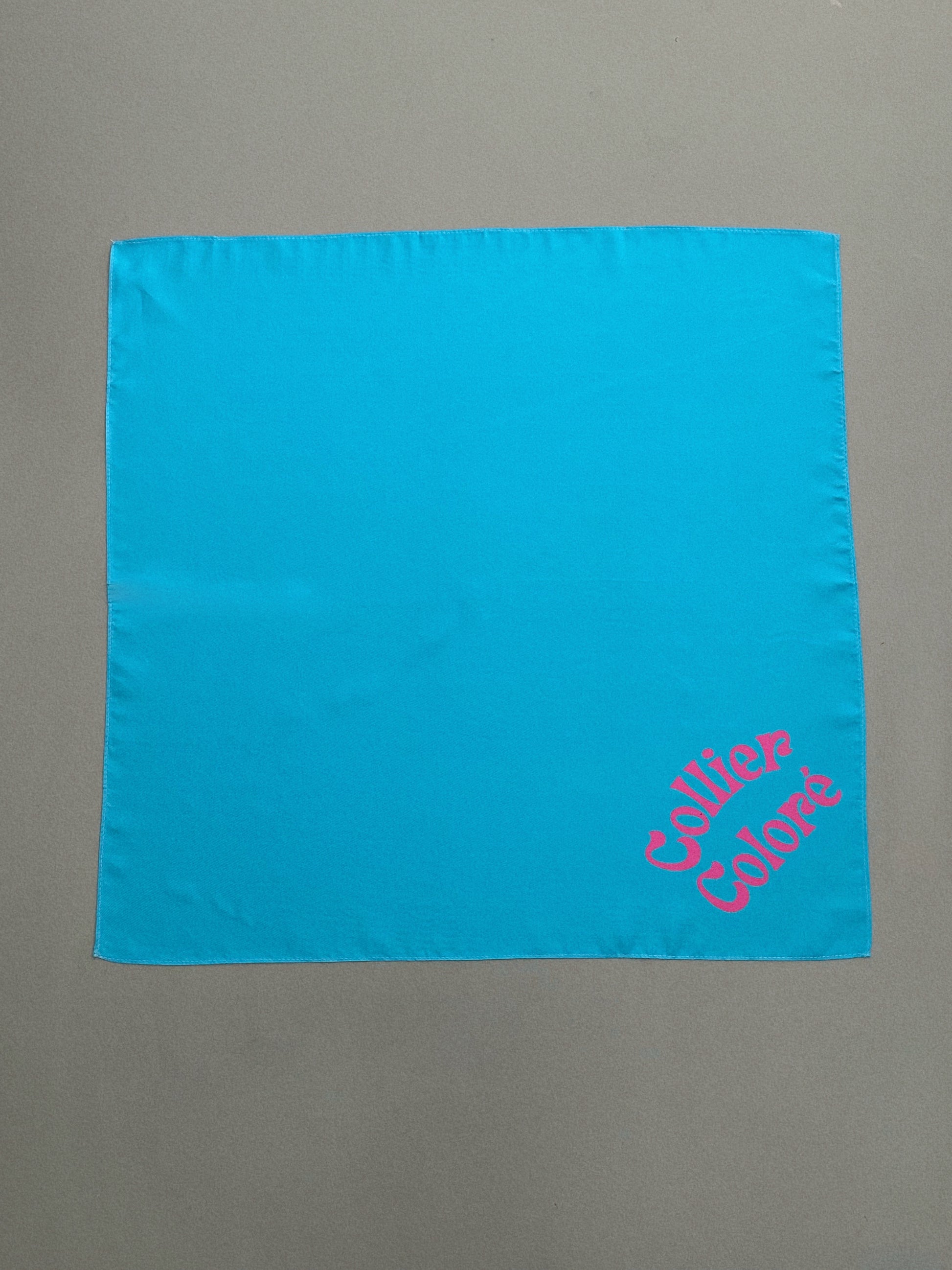 CC Silk Handkerchief Blue
